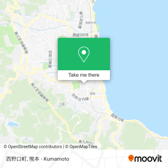 西野口町 map