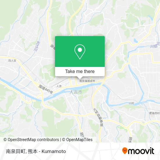 南泉田町 map