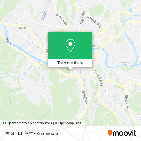 西間下町 map