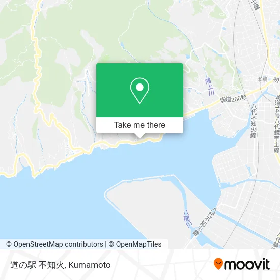 Shiranui Roadside Station map