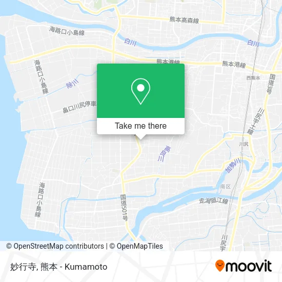 妙行寺 map