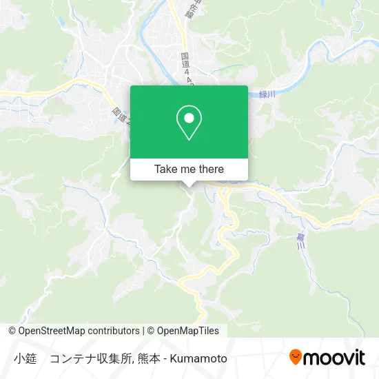 小筵　コンテナ収集所 map