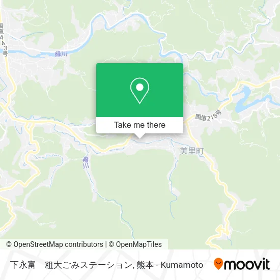 下永富　粗大ごみステーション map