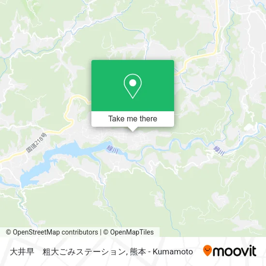 大井早　粗大ごみステーション map