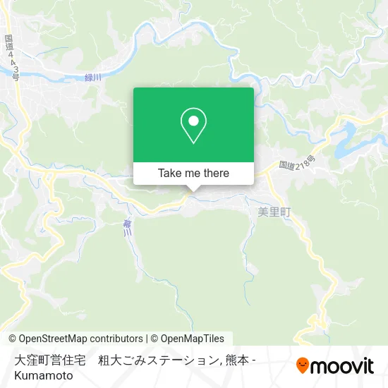 大窪町営住宅　粗大ごみステーション map
