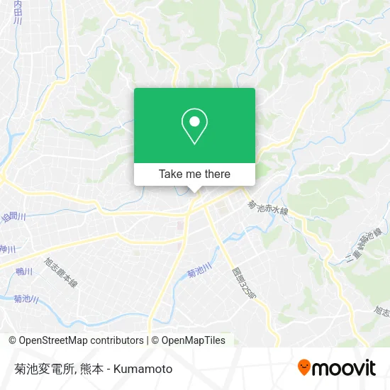 菊池変電所 map