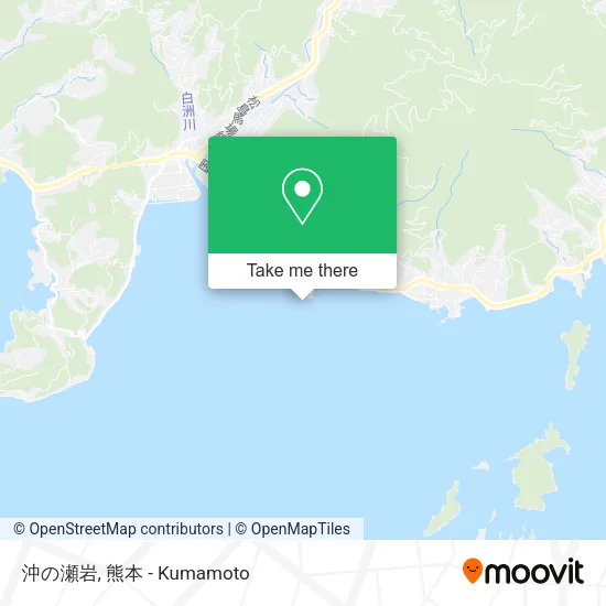 沖の瀬岩 map
