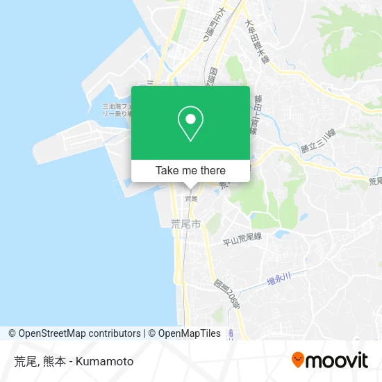 荒尾 map