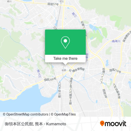 御領本区公民館 map