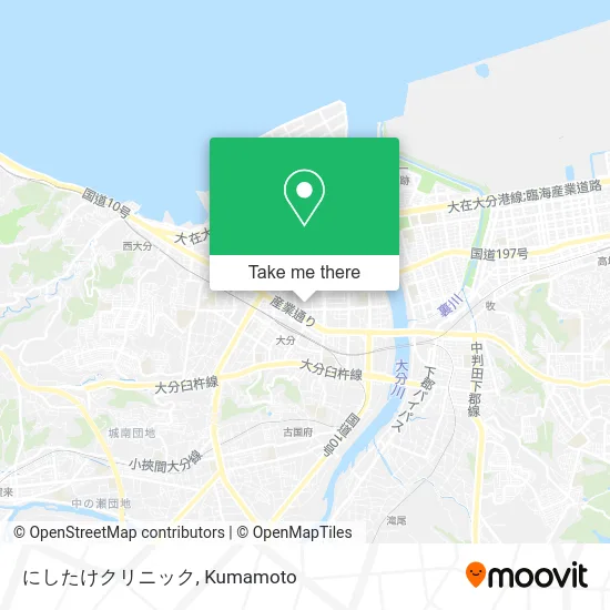 Nishitake Clinic map