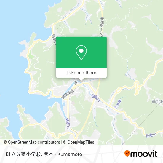 町立佐敷小学校 map
