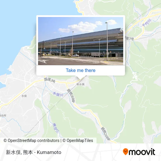 新水俣 map