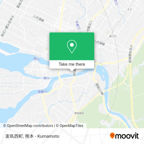 麦島西町 map
