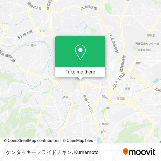 ケンタッキーフライドチキン map