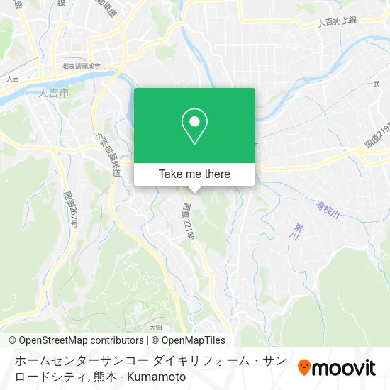 ホームセンターサンコー ダイキリフォーム・サンロードシティ map