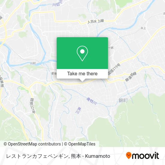 レストランカフェペンギン map