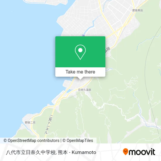 八代市立日奈久中学校 map