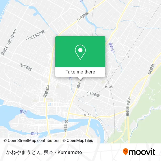 かねやまうどん map