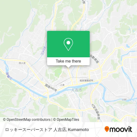 ロッキースーパーストア 人吉店 map