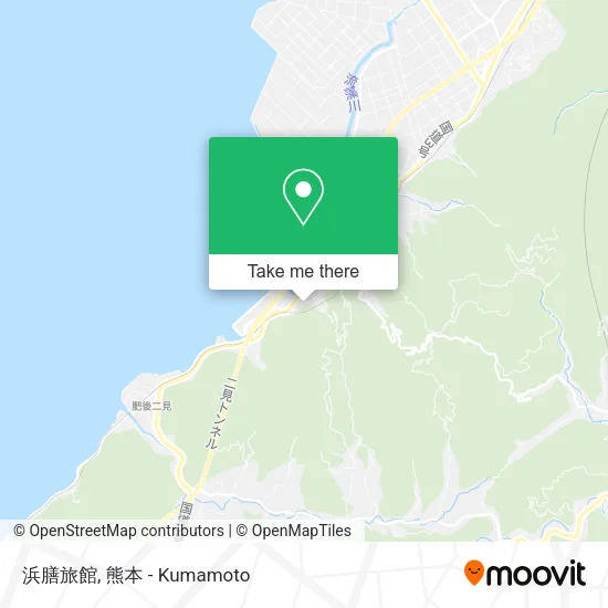 浜膳旅館 map