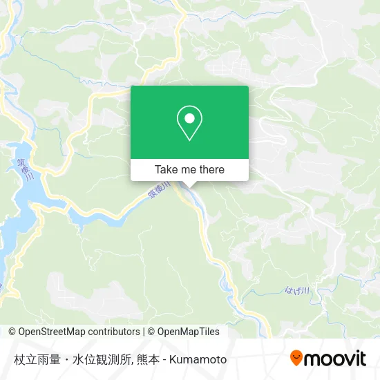 杖立雨量・水位観測所 map