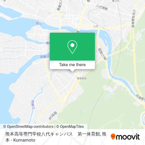 熊本高等専門学校八代キャンパス　第一体育館 map