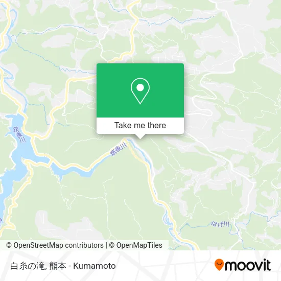 白糸の滝 map