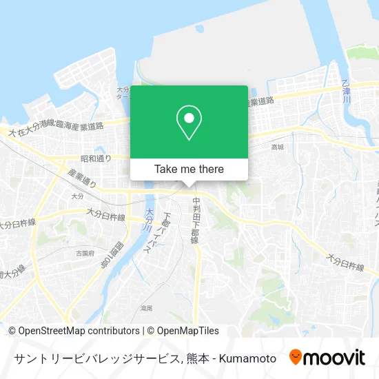 Suntory Beverage Service map