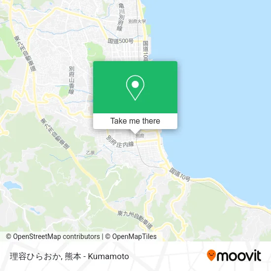 理容ひらおか map