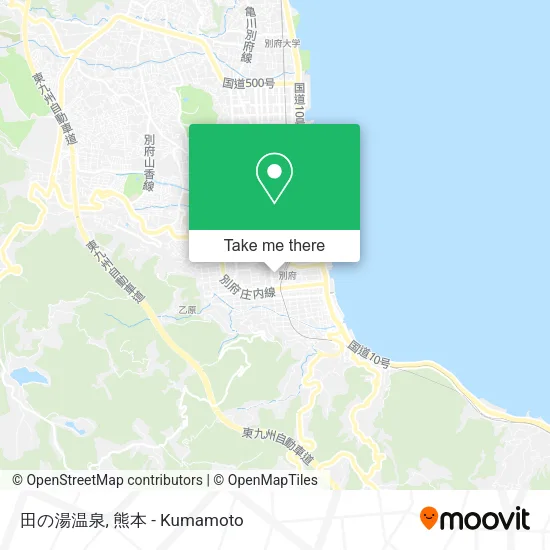 田の湯温泉 map