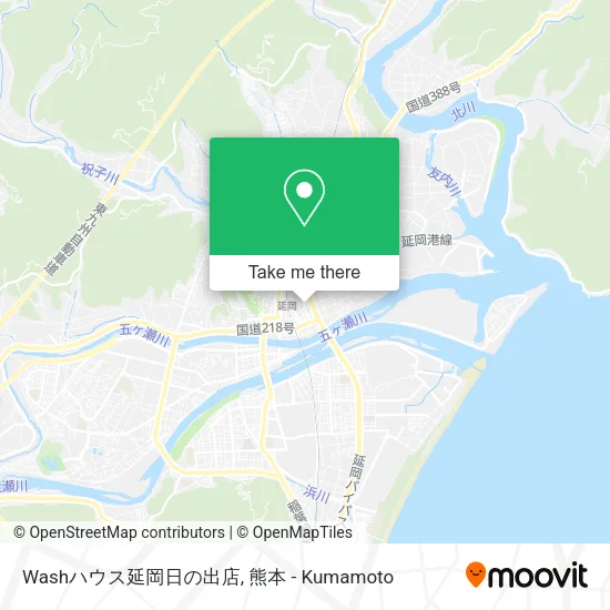 Washハウス延岡日の出店 map