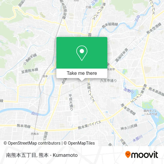 南熊本五丁目 map