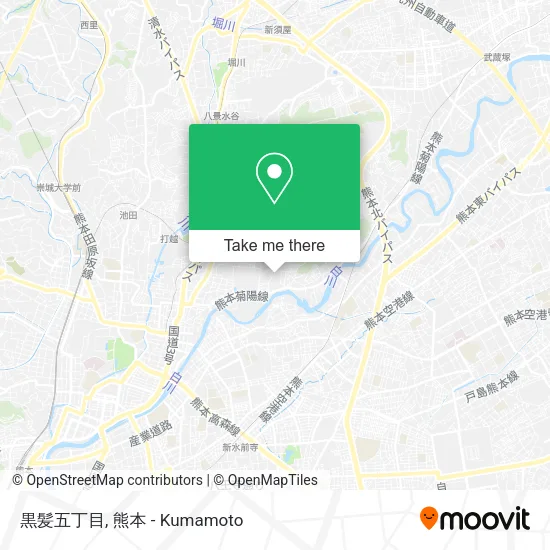黒髪五丁目 map