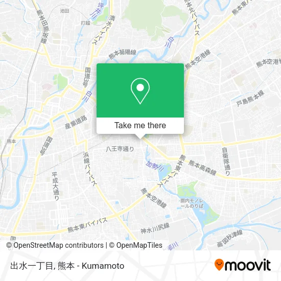 出水一丁目 map