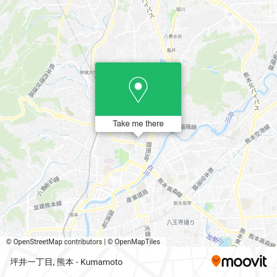 坪井一丁目 map