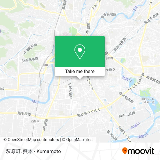 萩原町 map