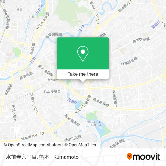 水前寺六丁目 map