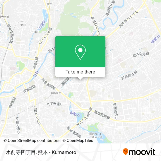 水前寺四丁目 map