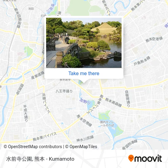 水前寺公園 map