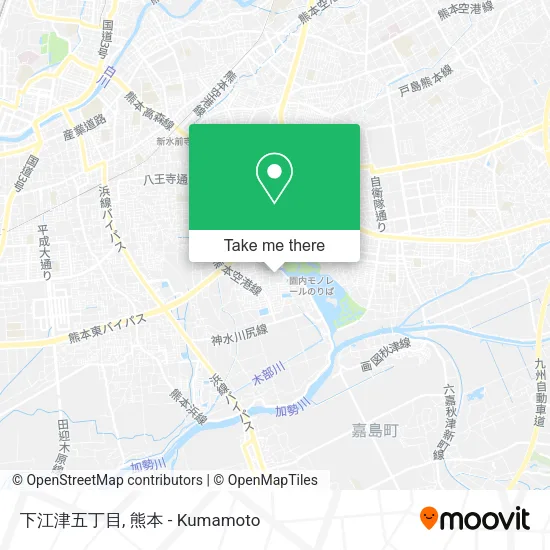 下江津五丁目 map