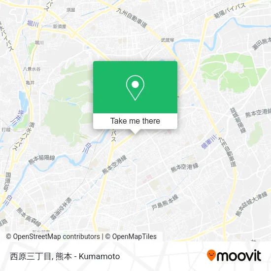 西原三丁目 map