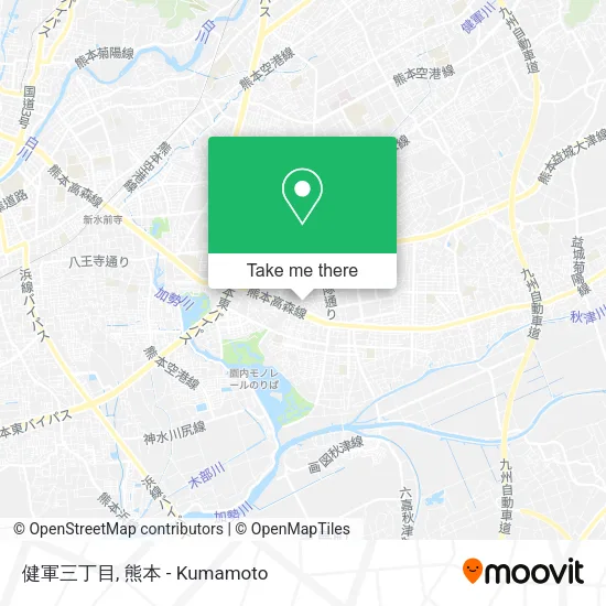 健軍三丁目 map