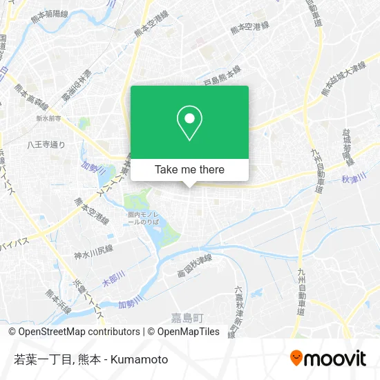 若葉一丁目 map
