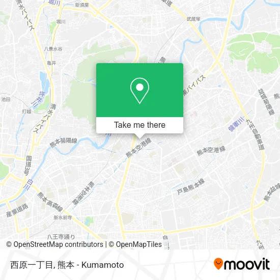 西原一丁目 map