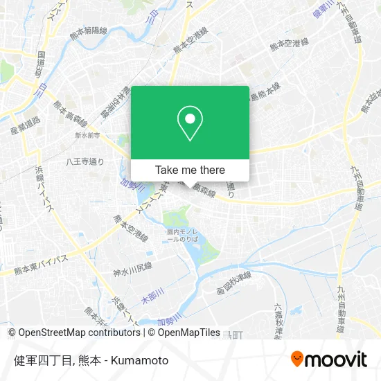 健軍四丁目 map