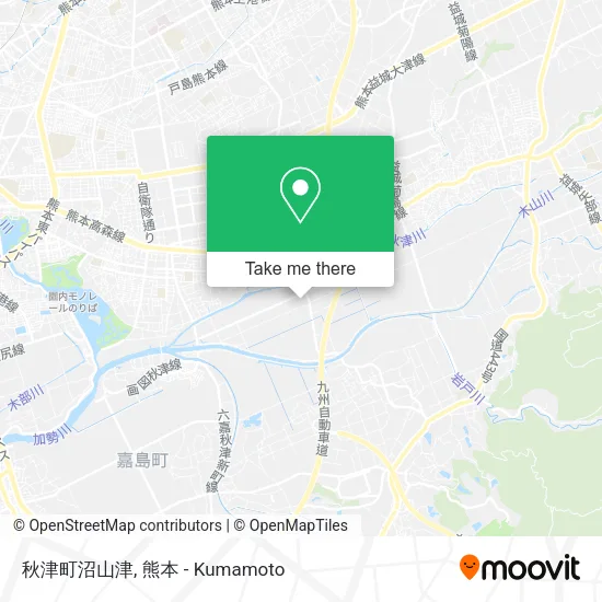 秋津町沼山津 map