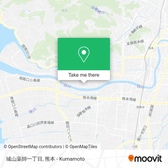 城山薬師一丁目 map