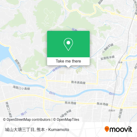 城山大塘三丁目 map