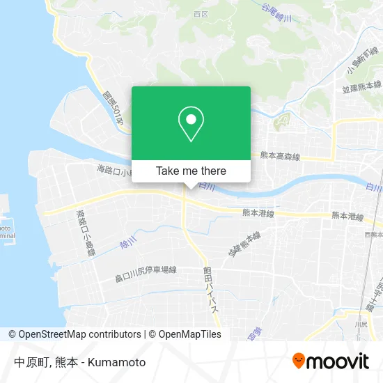 中原町 map
