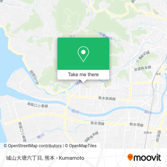 城山大塘六丁目 map